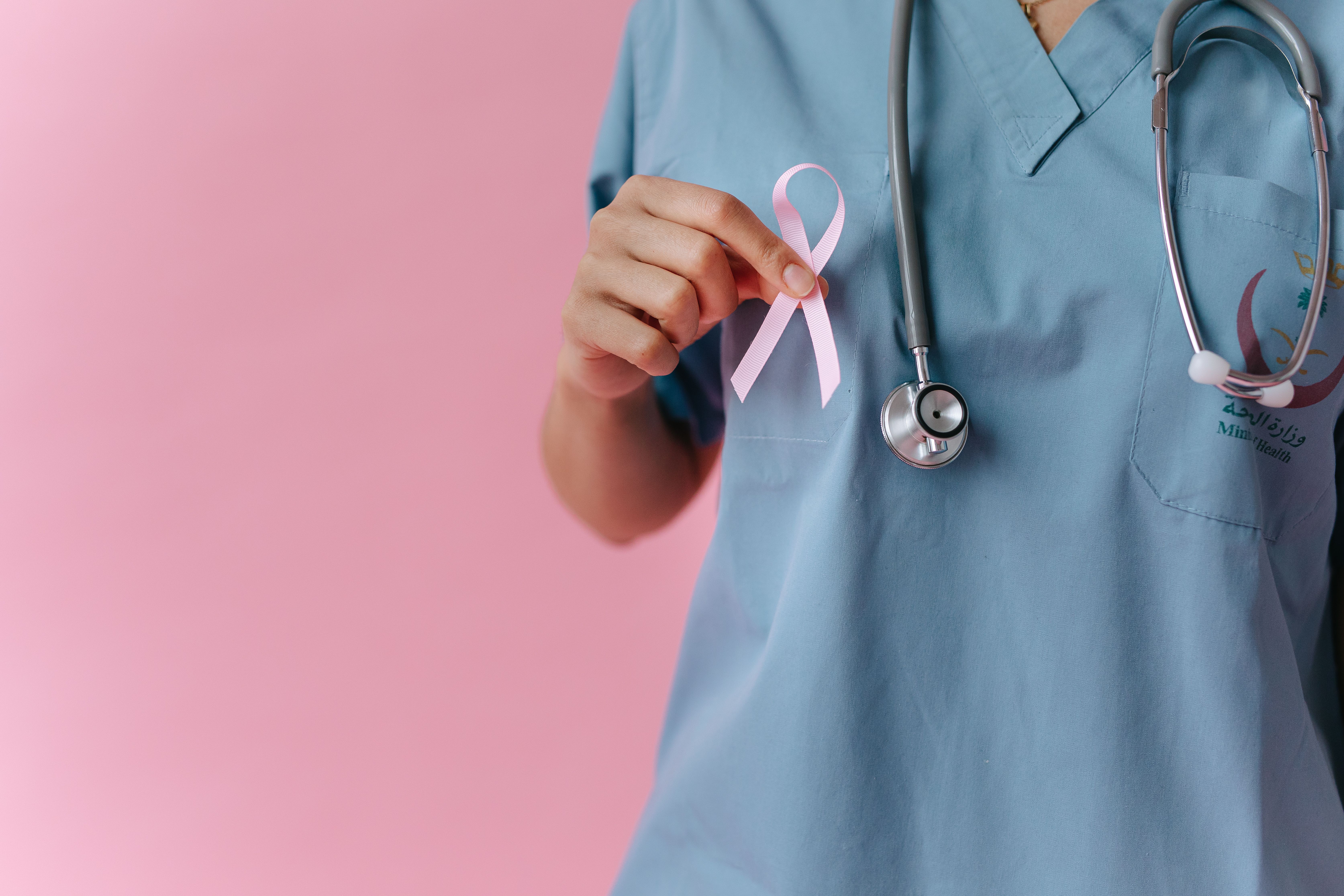 breast cancer awareness pink ribbon.